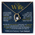 To My Wife - Forever Love Necklace & Earring Set - You Are My Treasure Forever Love Necklace