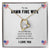To My Damn Fine Wife - Women'S Forever Love Necklace & Earring Set - Gift For Wife Forever Love Necklace