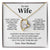 To My Wife Necklace, Christmas Gift For Wife, Christmas Gifts For Her, Wife Gift Forever Love Necklace