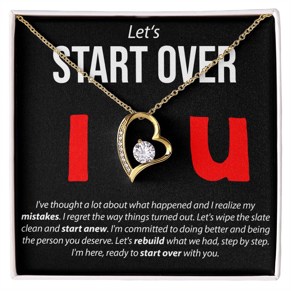 Let'S Start Over - Forever Love Necklace Forever Love Necklace