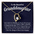 To My Beautiful Granddaughter - Never Forget That I Love You Forever Love Necklace