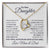 Gift For Daughter Love Mom And Dad Our Little Girl Necklace Forever Love Necklace