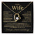 Gift For Wife - Love Of My Life - Gold Forever Love Necklace Forever Love Necklace