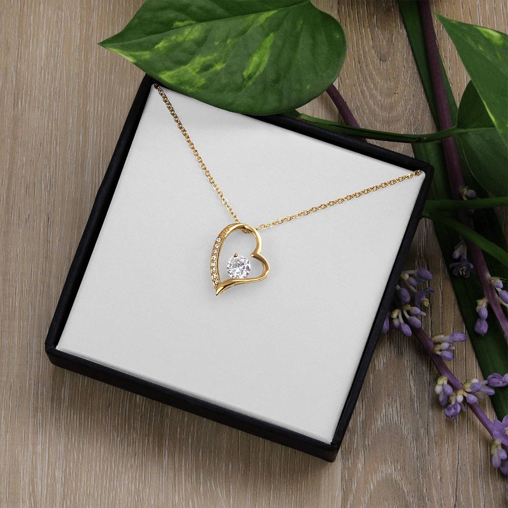 To My Daughter - The Proudest Moment Forever Love Necklace