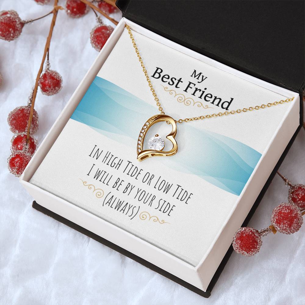 My Best Friend I Will Be By Your Side Necklace 1 Forever Love Necklace