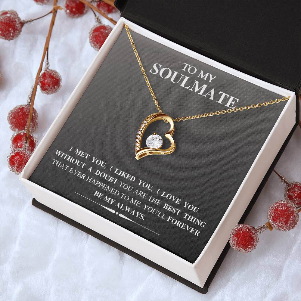 To My Soulmate - Forever Love Necklace 1 Forever Love Necklace
