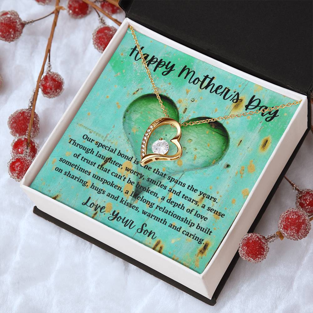 Happy Mother's Day Forever Necklace Love Your Son 1 Forever Love Necklace