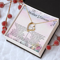 Mother Of The Groom Wedding Gift Bridal Party Rehearsal Dinner Man Of My Dreams Parent Of Groom Bridal Shower Christmas Gifts Birthday Gifts Forever Love Necklace