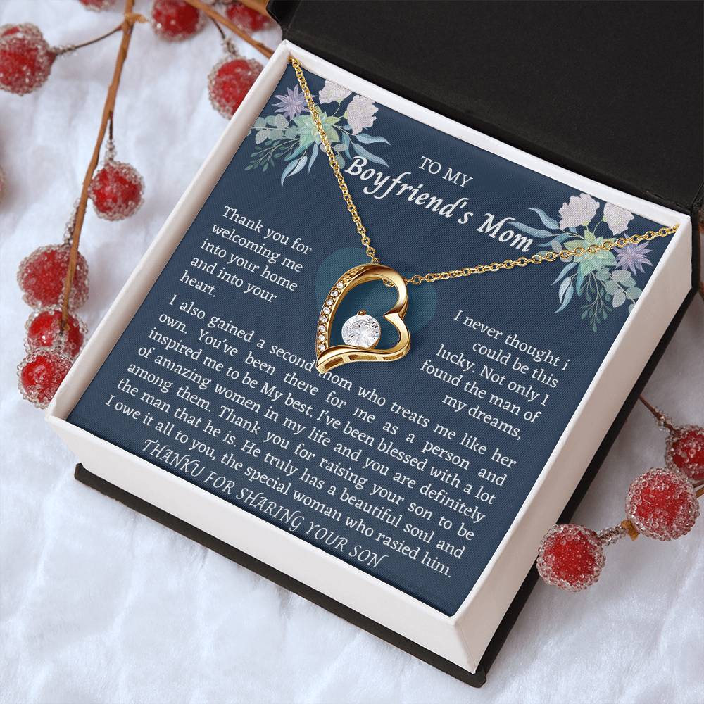 Forever Necklace Boyfriends Mom Forever Love Necklace