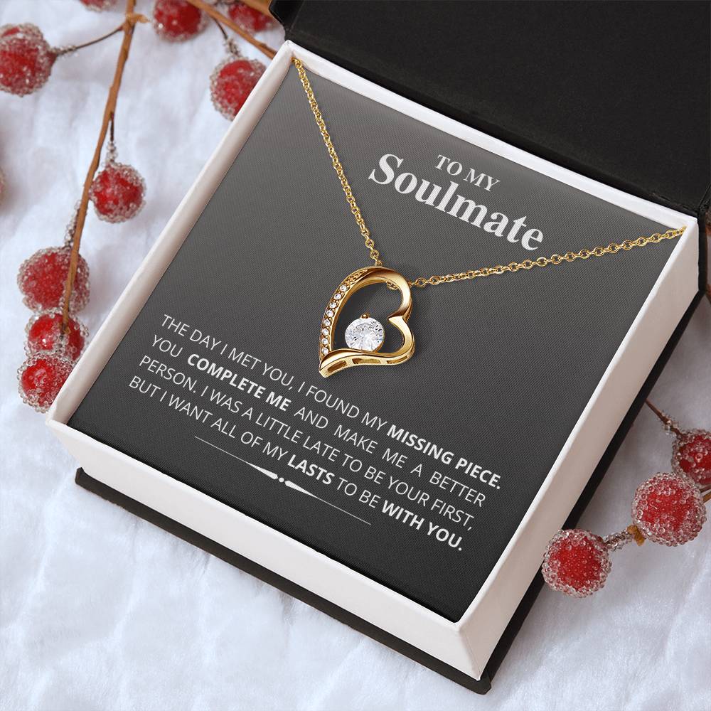 To My Soulmate - Forever Love Necklace Forever Love Necklace