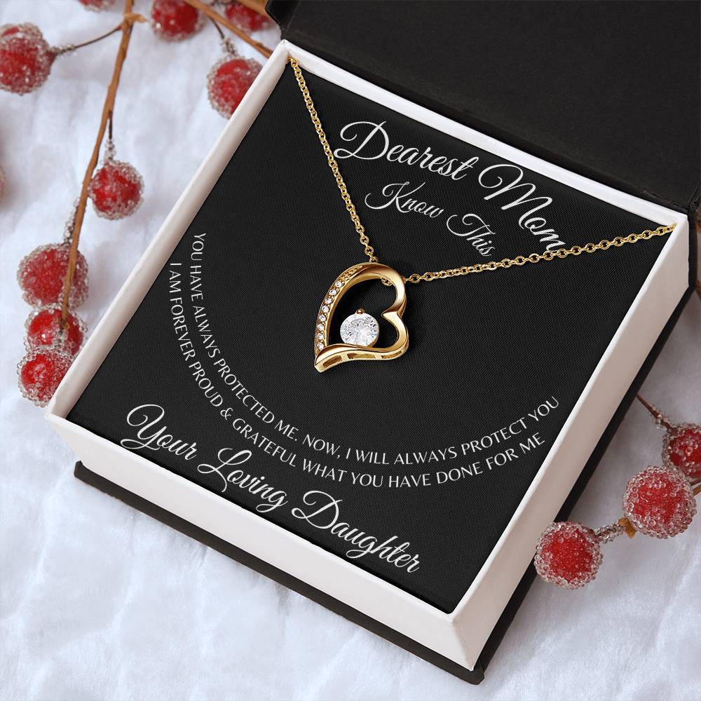 Dearest Mom Know This 1 Forever Love Necklace