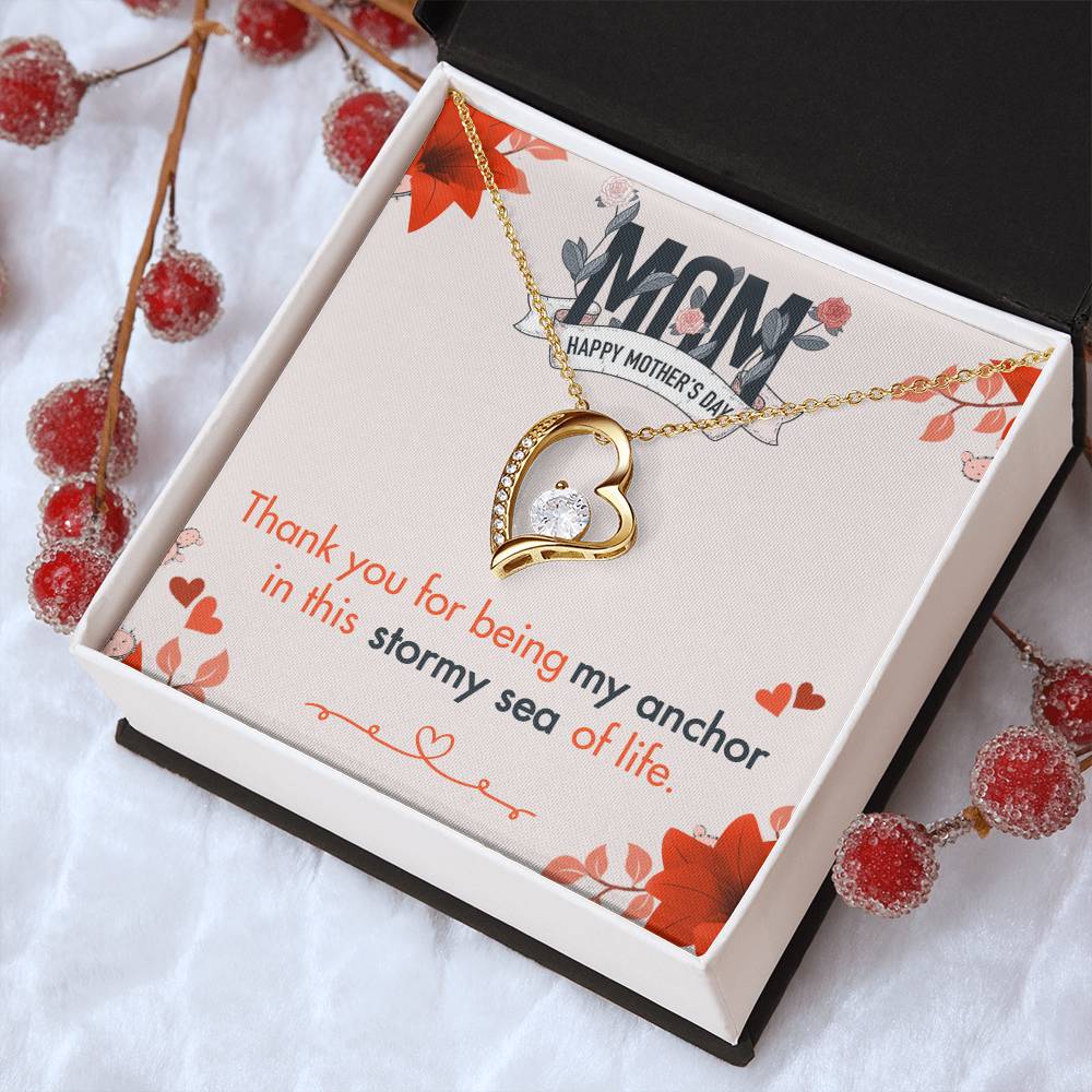 Thank You For Being My Anchor V2 Forever Love Necklace