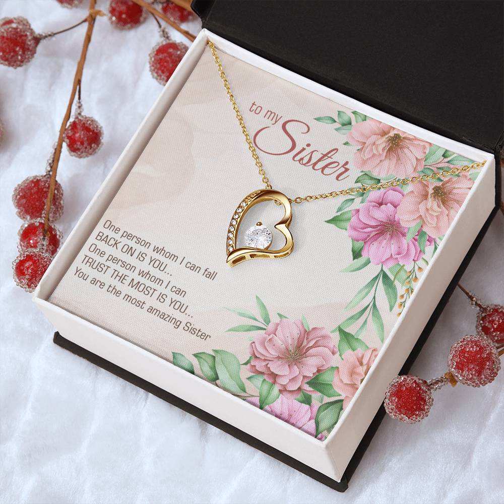 Collection Sister Most Amazing Sister Forever Love Necklace