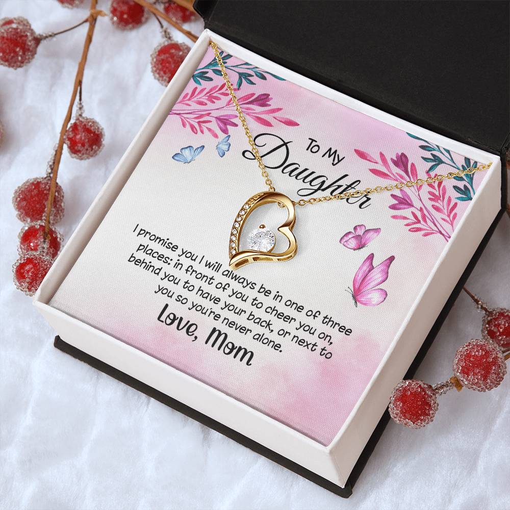 To My Daughter I Promise You Forever Love Necklace