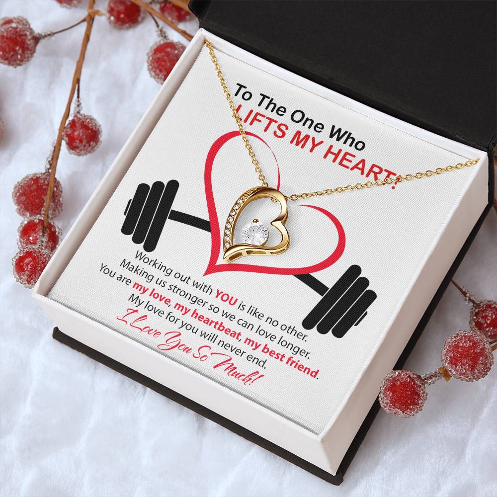 Forever Love Lifts My Heart! Forever Love Necklace