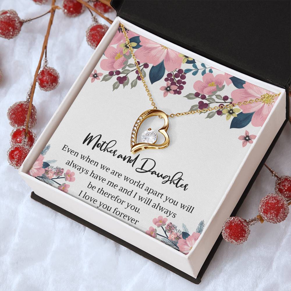 Mom And Daughter Necklace Mother Daughter Jewelry Mother Daughter Mother Daughter Necklace Mother & Daughter Gifts 1 Forever Love Necklace