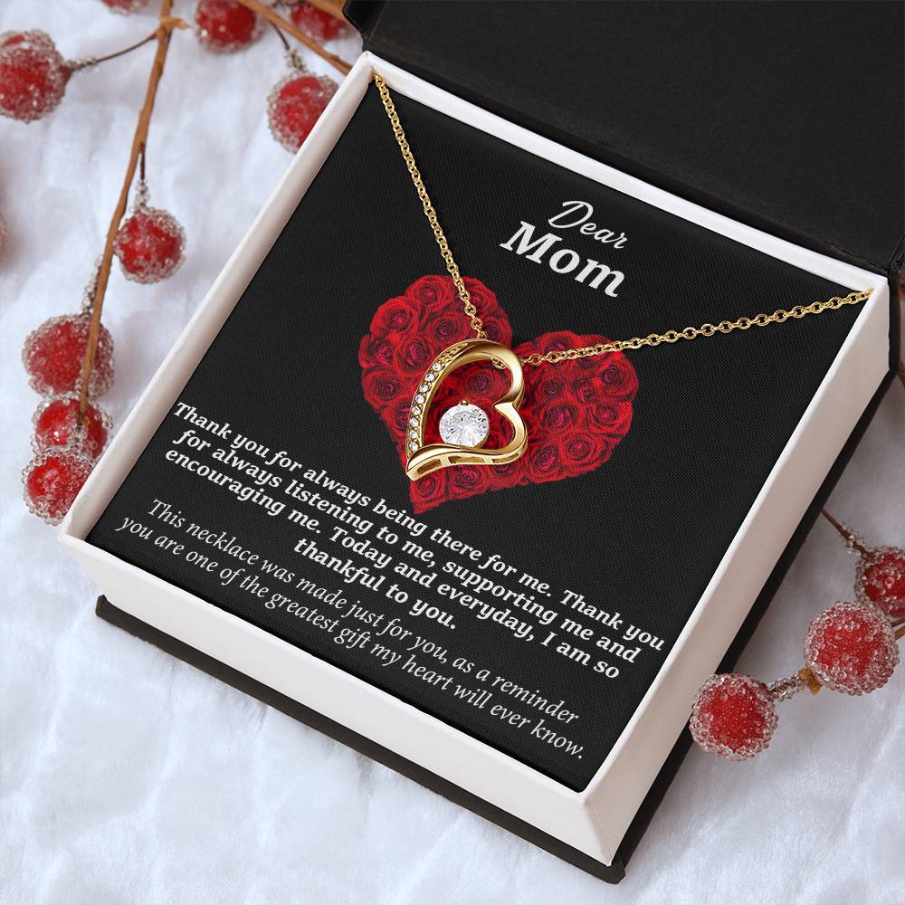 I Am So Thankful Mom Forever Love Necklace