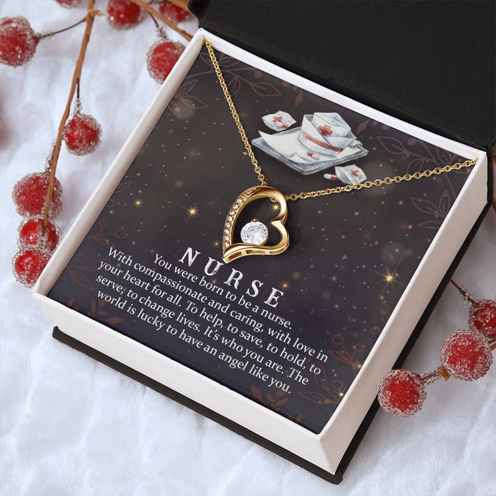 To My Nurse Stethoscope Necklace Nursing Necklace Nurse Graduation Gift For Nurse Nursing Student Gift For New Nurse Gift Ideas Forever Love Necklace