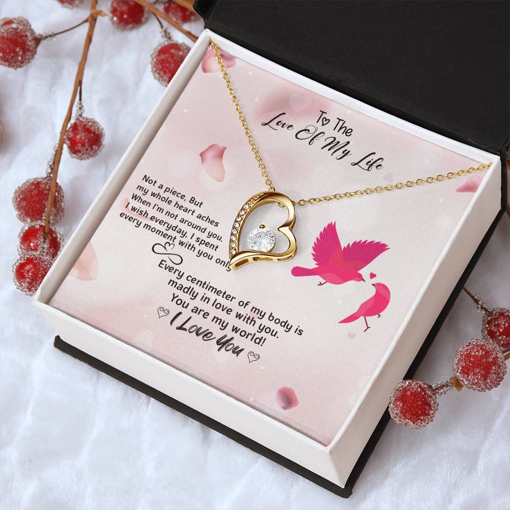 You Are My World To Love 1 Forever Love Necklace