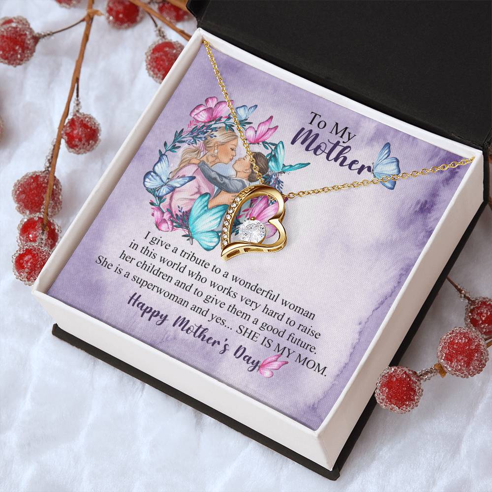To My Mom 15 Forever Love Necklace