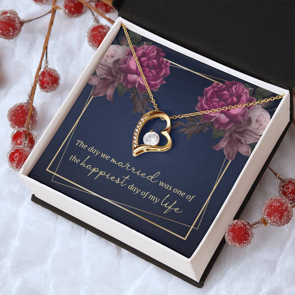 The Day We Married Forever Love Necklace