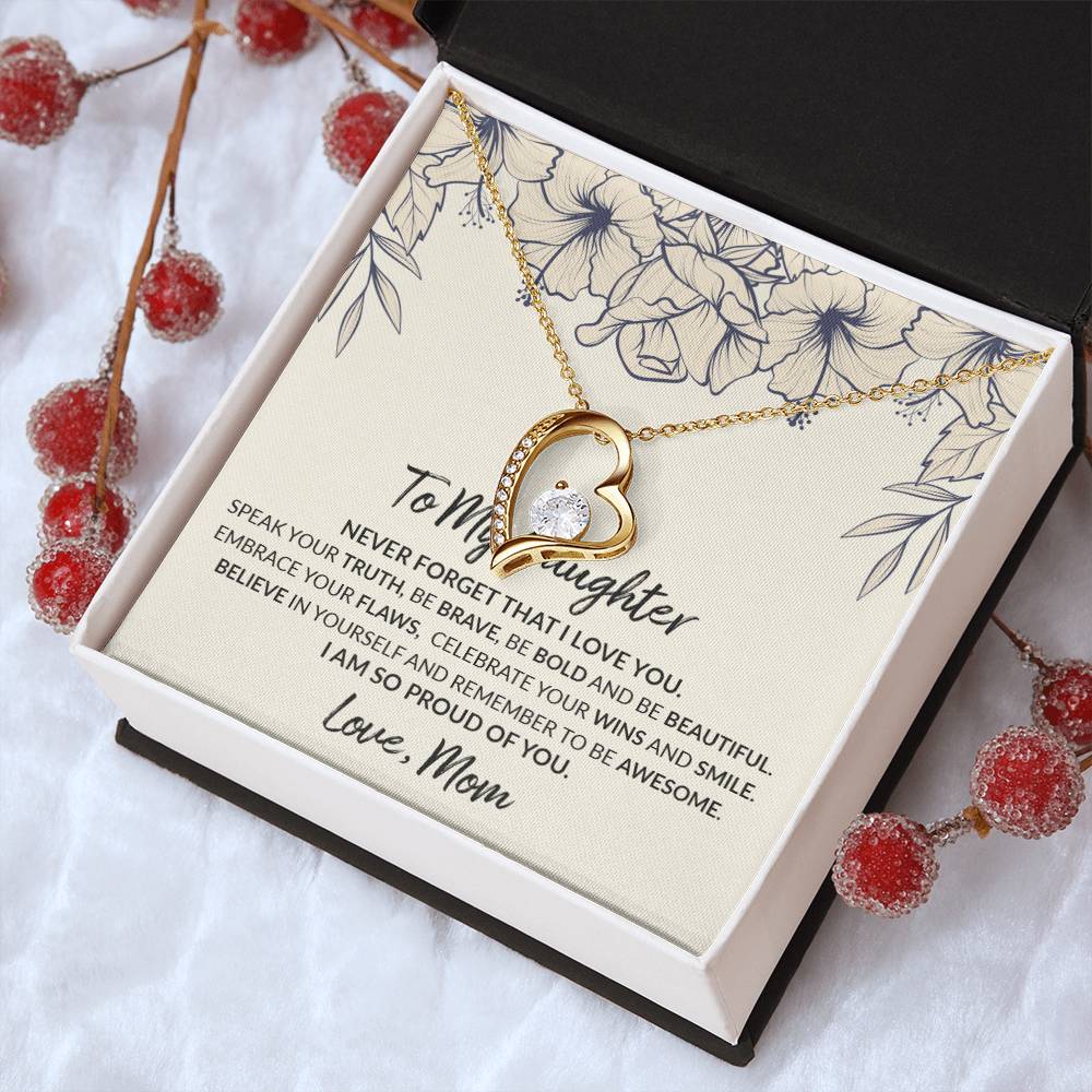 To My Daughter Moon And Back Necklace Meaningful Necklace For Daughter Sterling Silver Mom To Daughter Necklace Mummy Daughter Forever Love Necklace