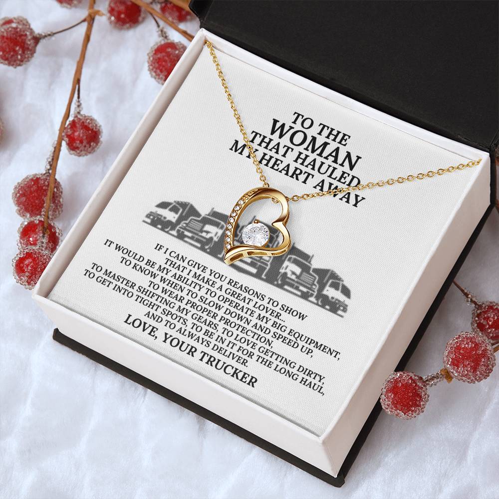 Reasons Of Truckers That Makes Them Better Lover Necklace Gift... Forever Love Necklace