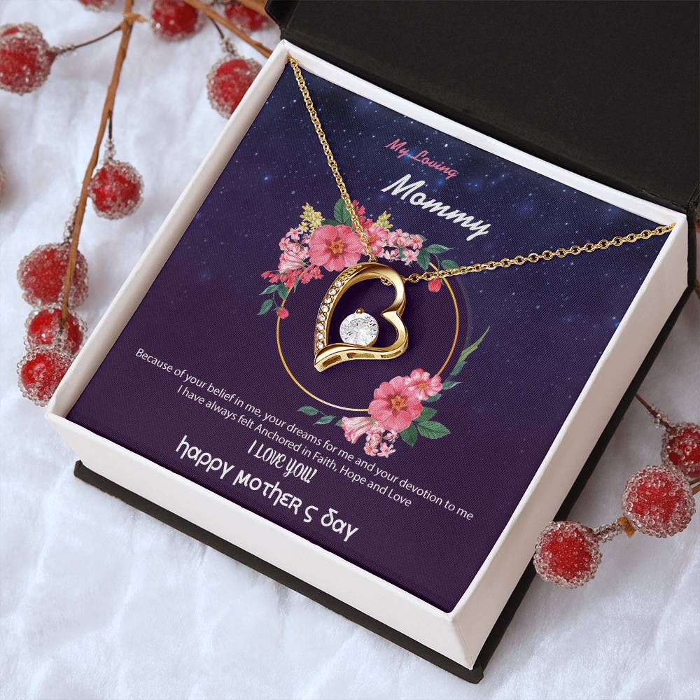 To My Mom 1 Forever Love Necklace