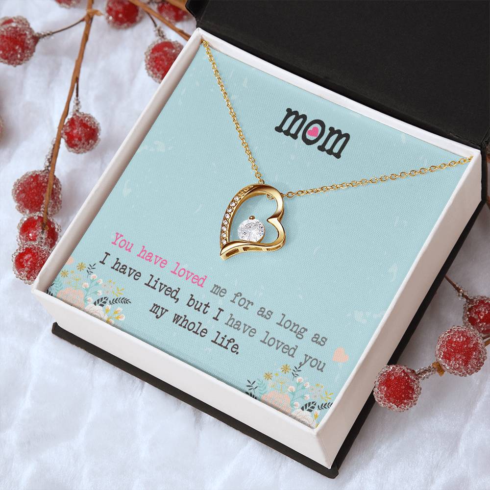 Perfect Gift For Mom On Mother's Day Forever Love Necklace