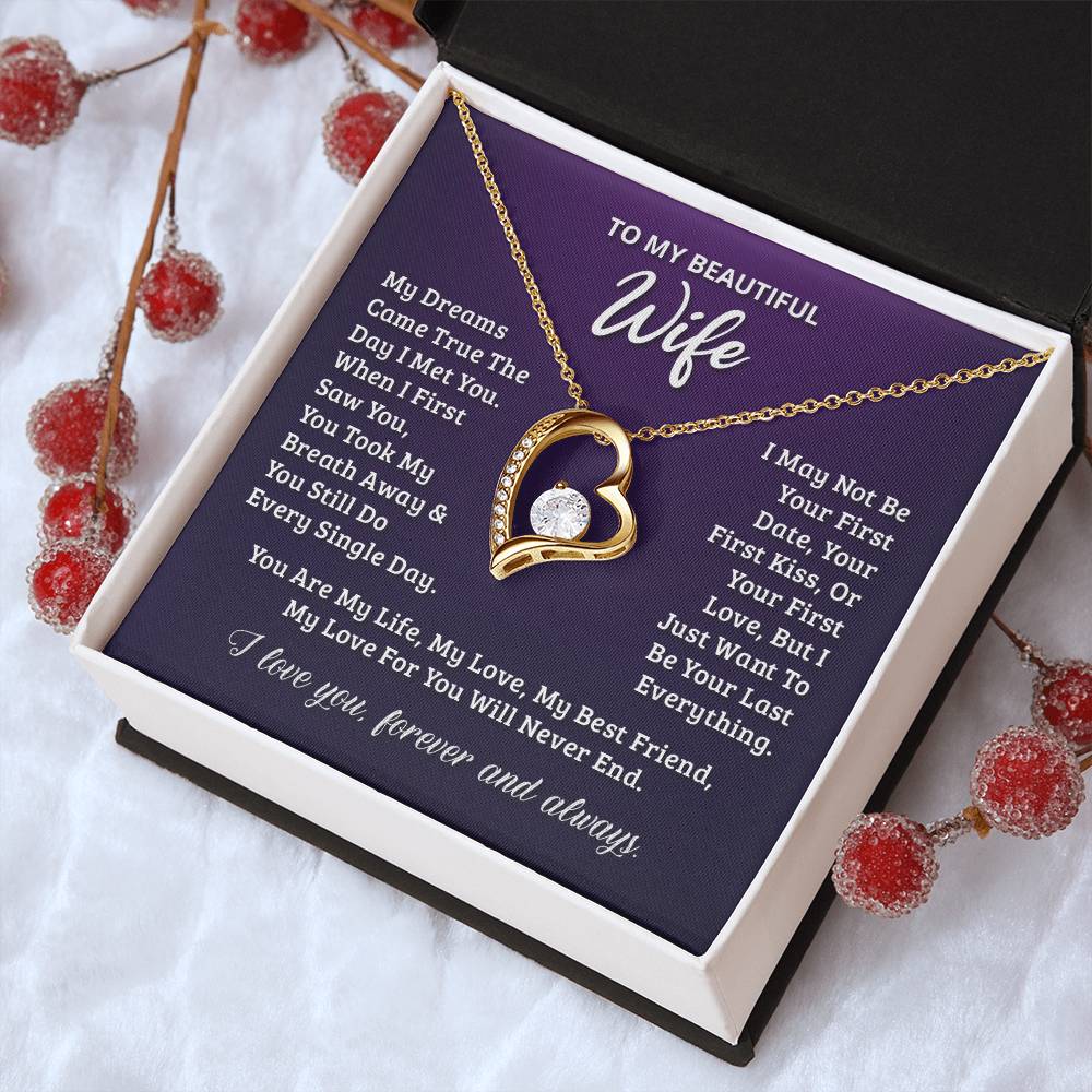 Gift For Wife Your Last Everything Forever Love Necklace