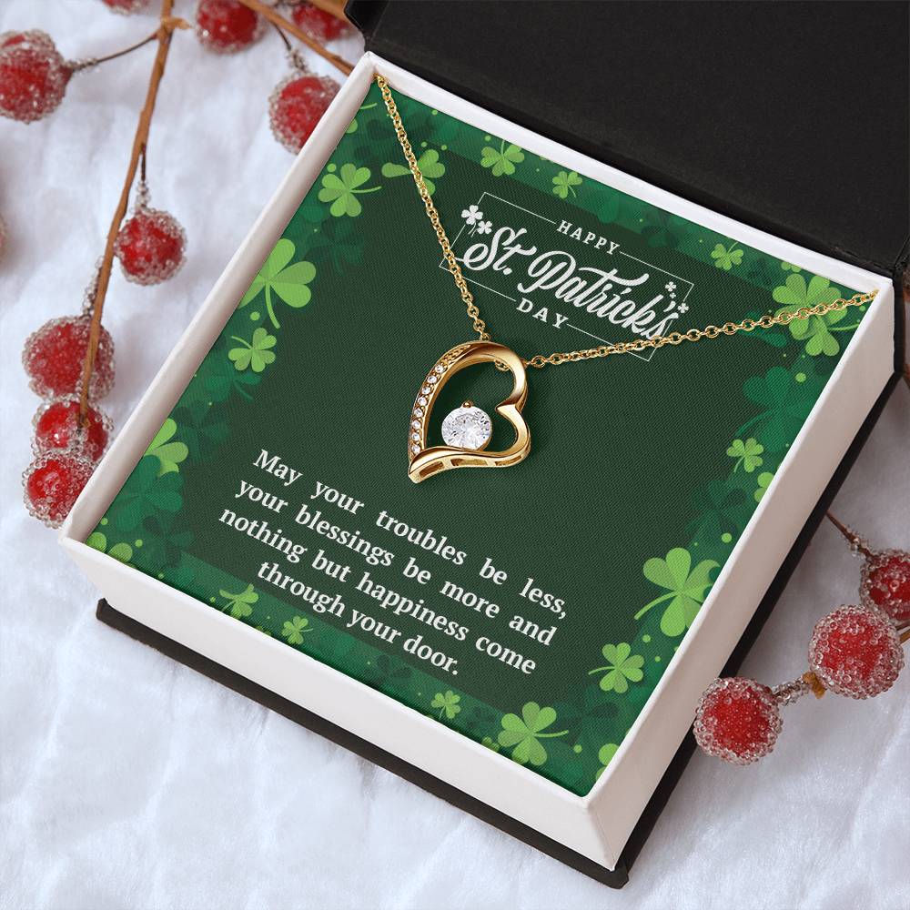 May Your Troubles Be Less Forever Love Necklace
