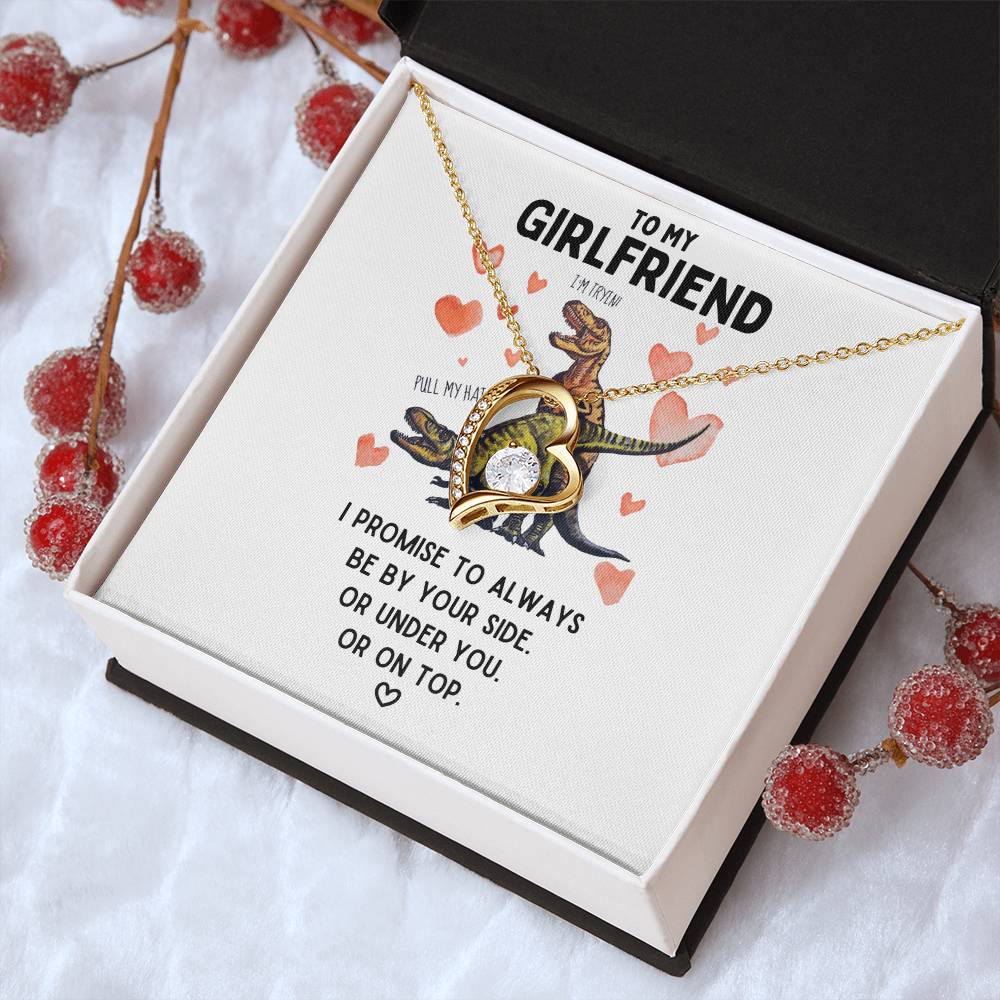 To My Girlfriend Always By Your Side Necklace 1 Forever Love Necklace
