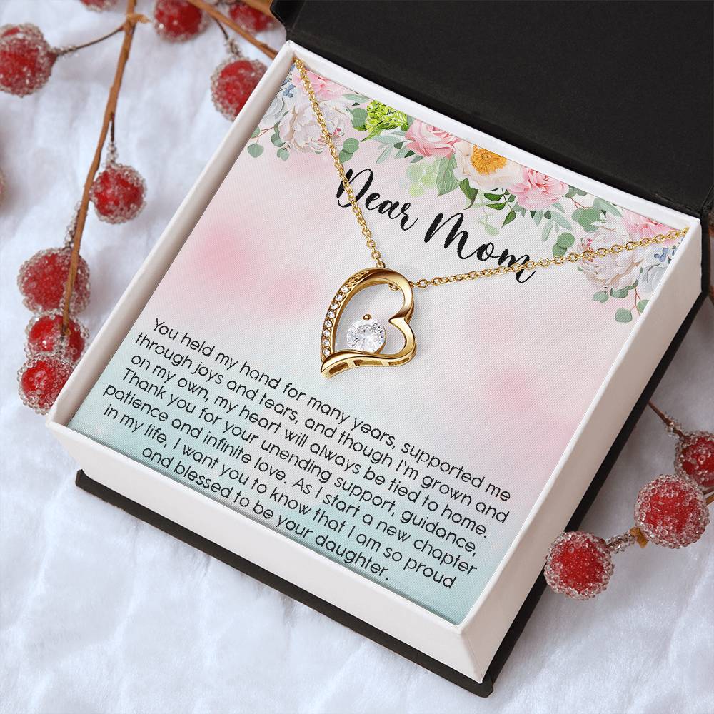 Mother Of The Bride Gift Mother Of The Bride Gift From Daughter Mother Of The Bride Mom Wedding Gift From Bride 1 Forever Love Necklace