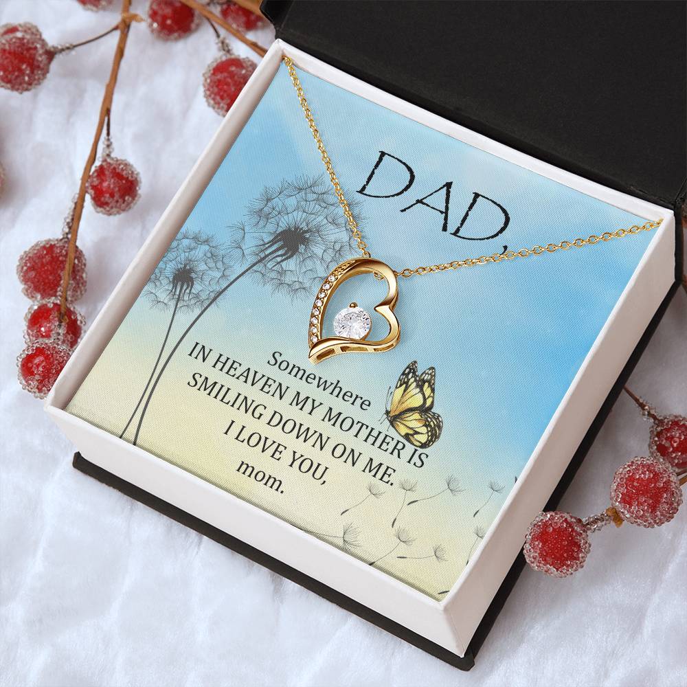 Dad - The Years May Pass But Still You Stay - Necklace Forever Love Necklace