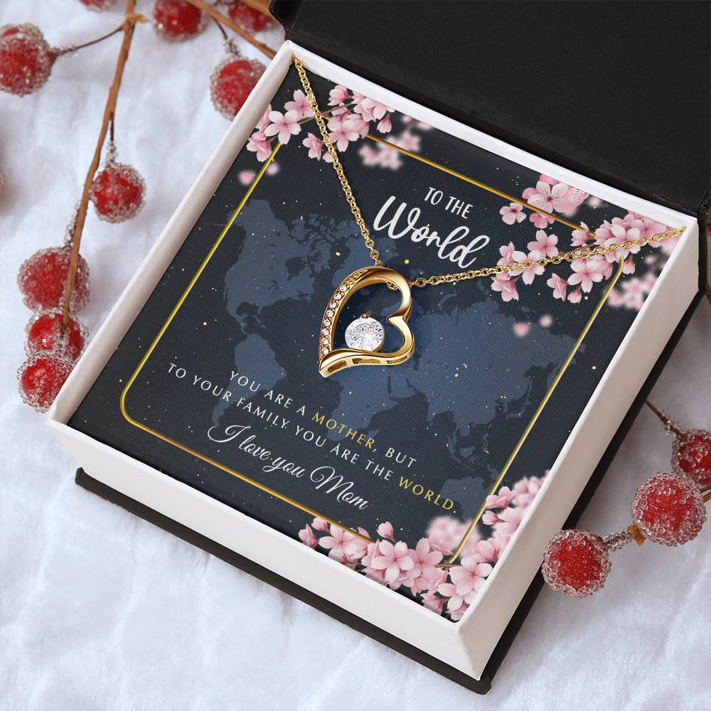 To The World  Necklace Forever Love Necklace