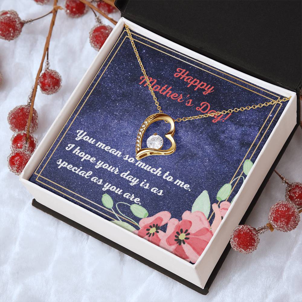 Mother’S Day  Your Are Special - Forever Love Necklace Forever Love Necklace