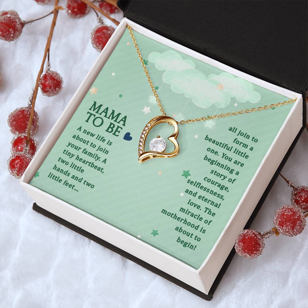 Mama To Be A New Life - Forever Love Necklace Forever Love Necklace