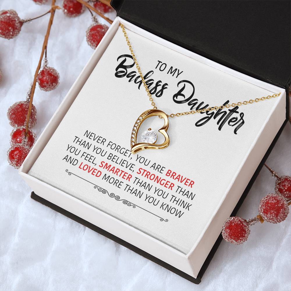 Perfect Gift For Your Daughter Forever Love Necklace