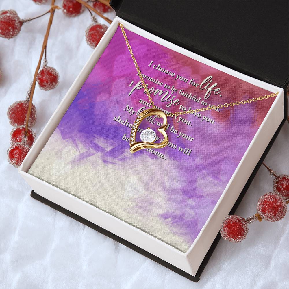 I Choose You For Life - Forever Love Necklace Forever Love Necklace