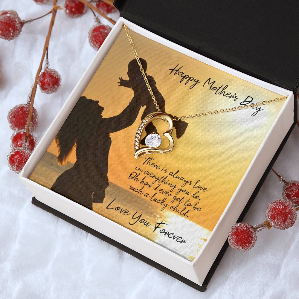 Meaningful Gift For Mom Mothers Day Gift For Mom Who Has Everything Necklace For Mom From Daughter Sentimental Gift For Mom Thanks Forever Love Necklace