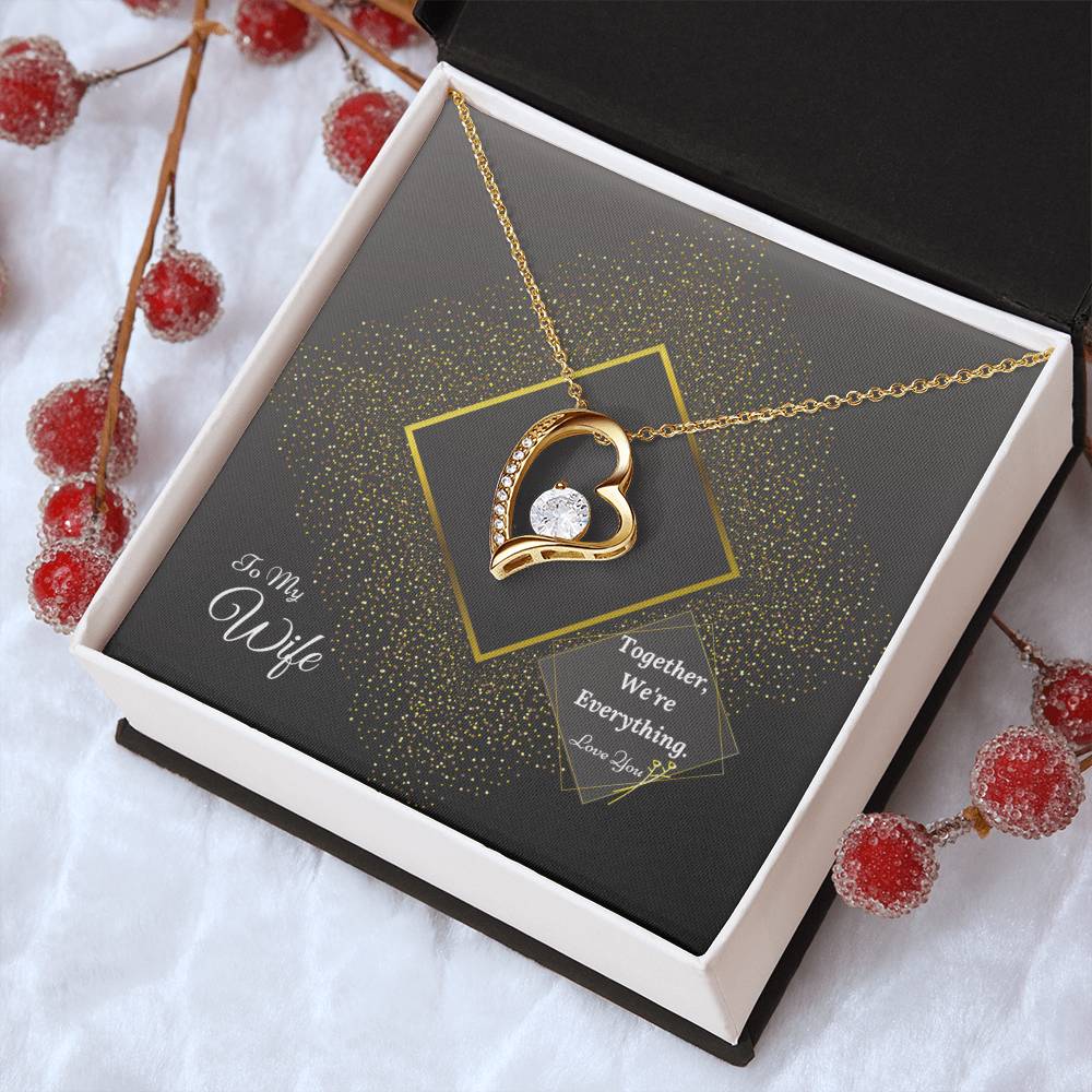 Luxury Collection 2 With Free Gift Box Gift For Wife From Husband Forever Love Necklace
