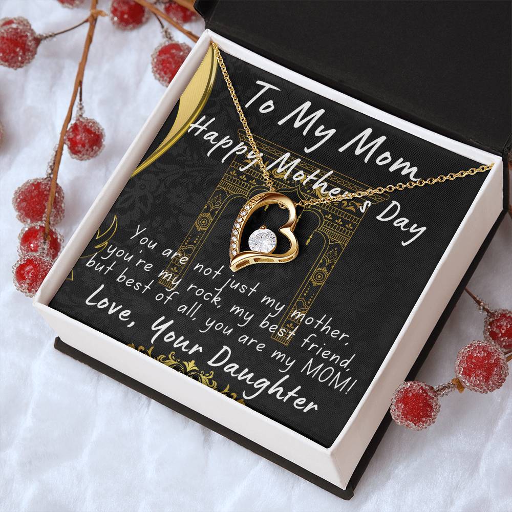 A Beautiful Mother's Day Gift For Mom - The Beautiful Forever Love Necklace Forever Love Necklace
