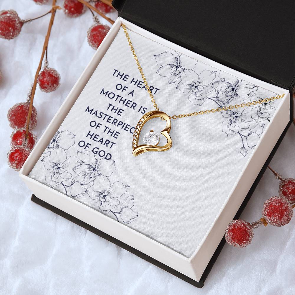 A Mother's Heart Heart Shaped Necklace 1 Forever Love Necklace