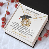 To A Beautiful Girl On Her Graduation Day. Congratulation!!! Forever Love Necklace
