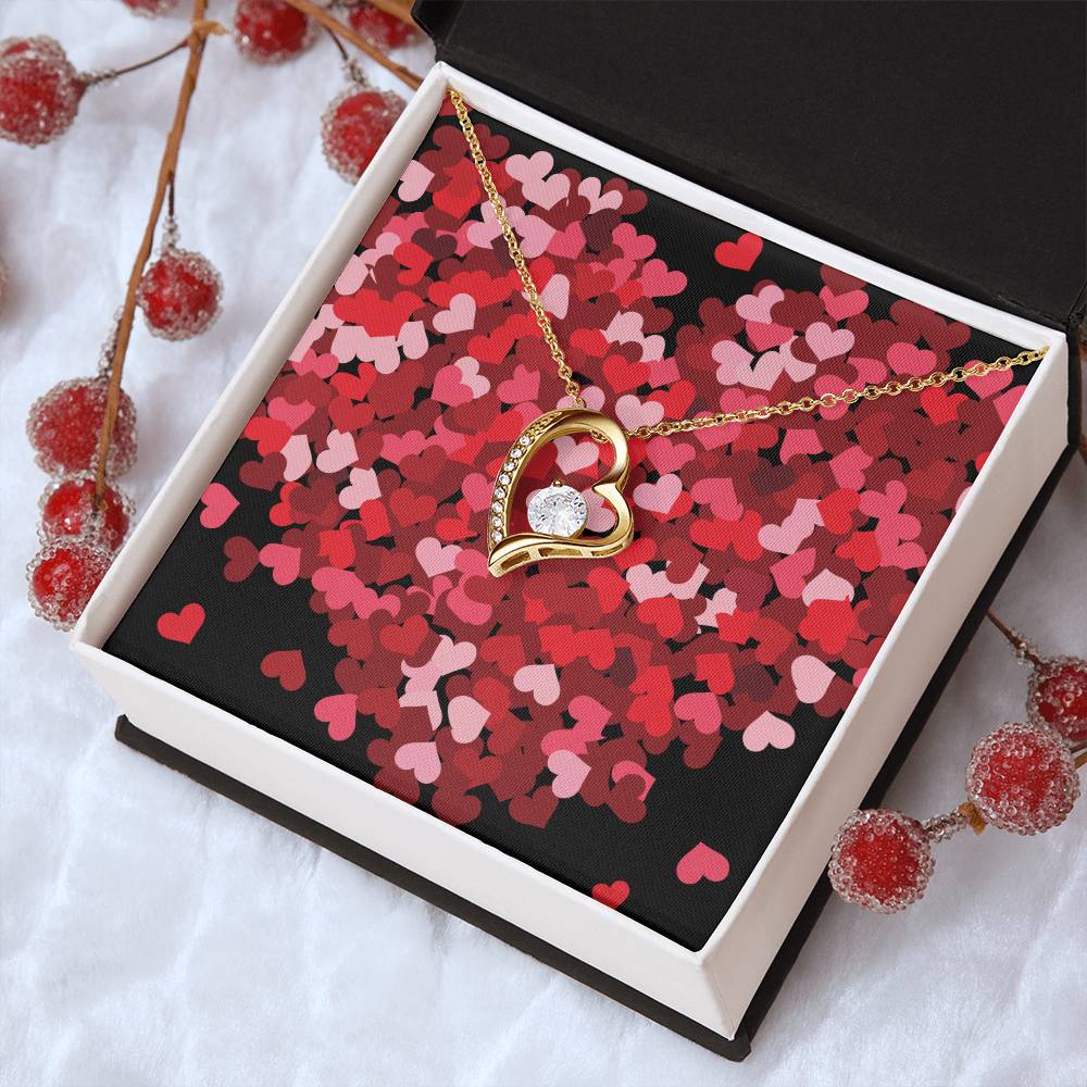 Heart Cluster 1 Forever Love Necklace
