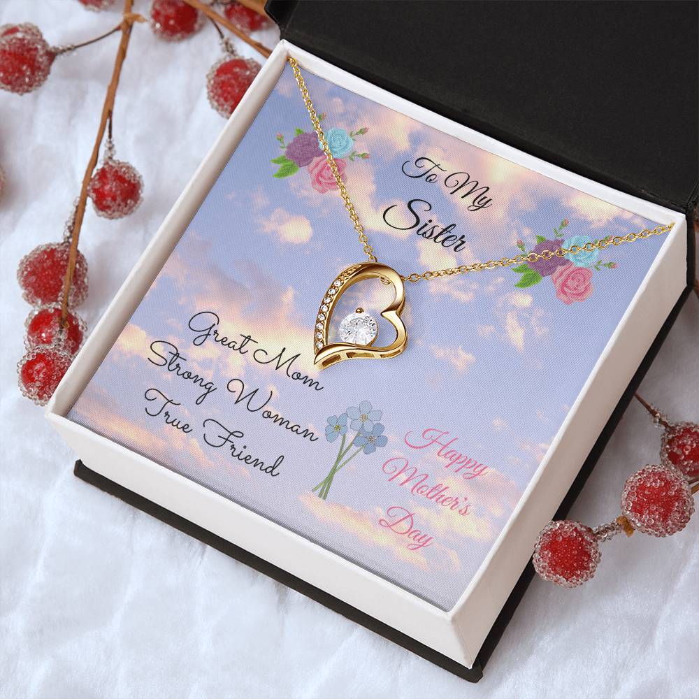 Mother's Day Gift For Sister Forever Love Necklace