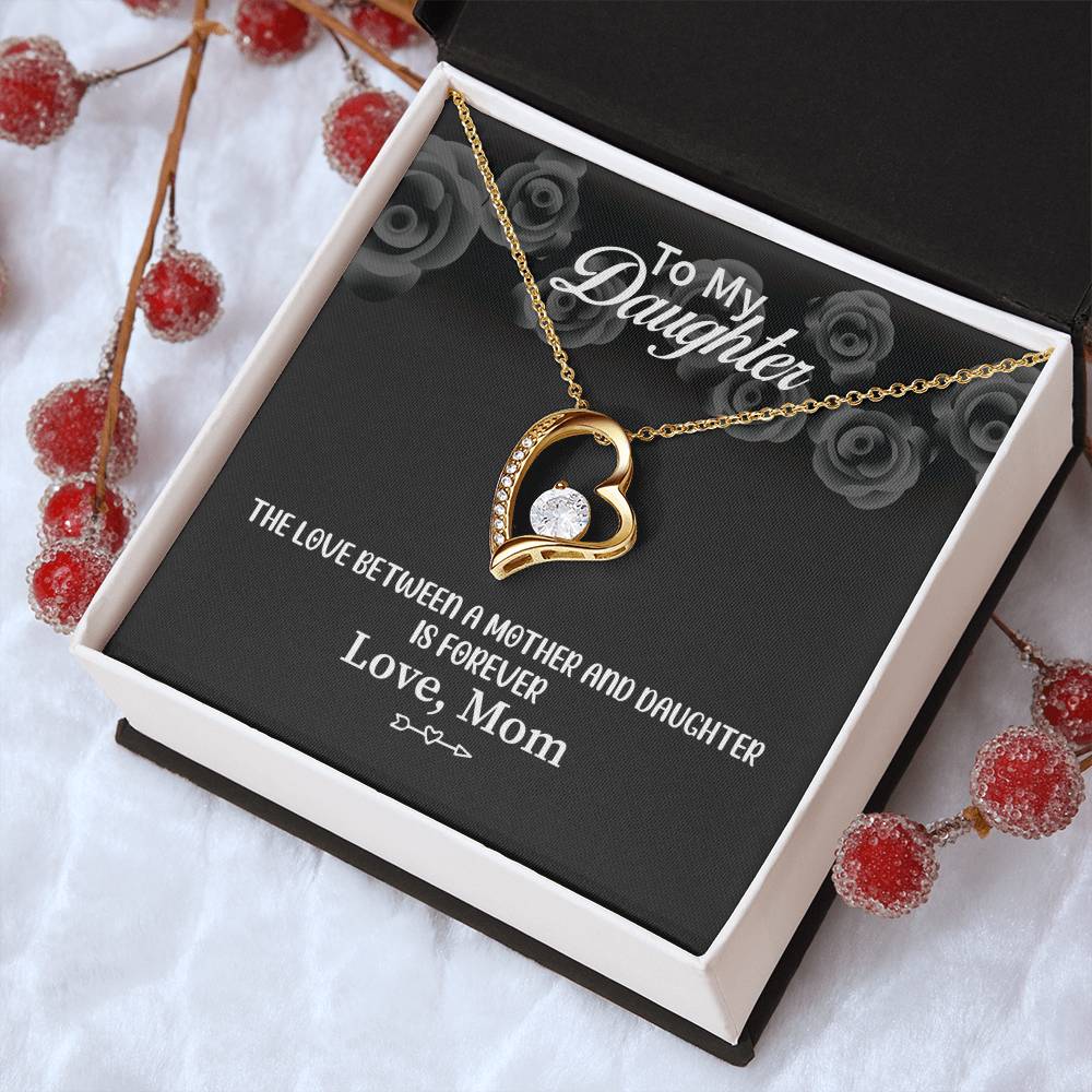 To My Daughter Beautiful Chapters Daughter Necklace Gift For Daughter Xmas Christmas Daughter Gift From Mom 7 Forever Love Necklace