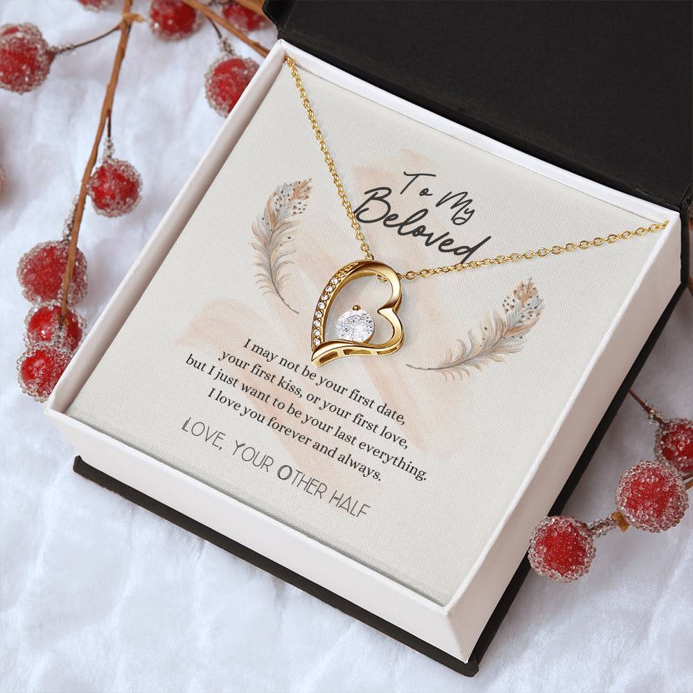 To My Beloved Everlasting Love Necklace Forever Love Necklace