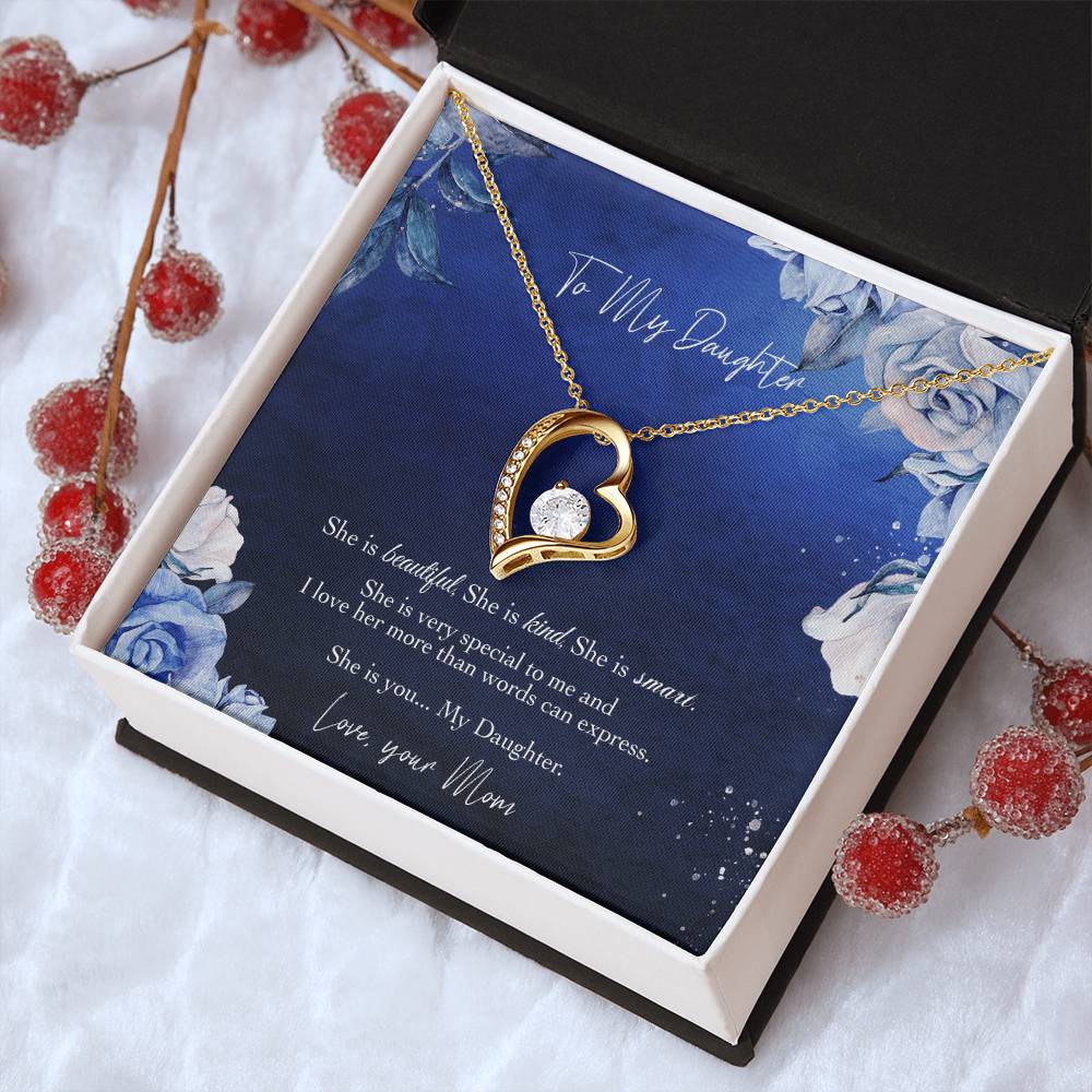 The Perfect Gift That Will Melt Your Daughter's Heart! Forever Love Necklace