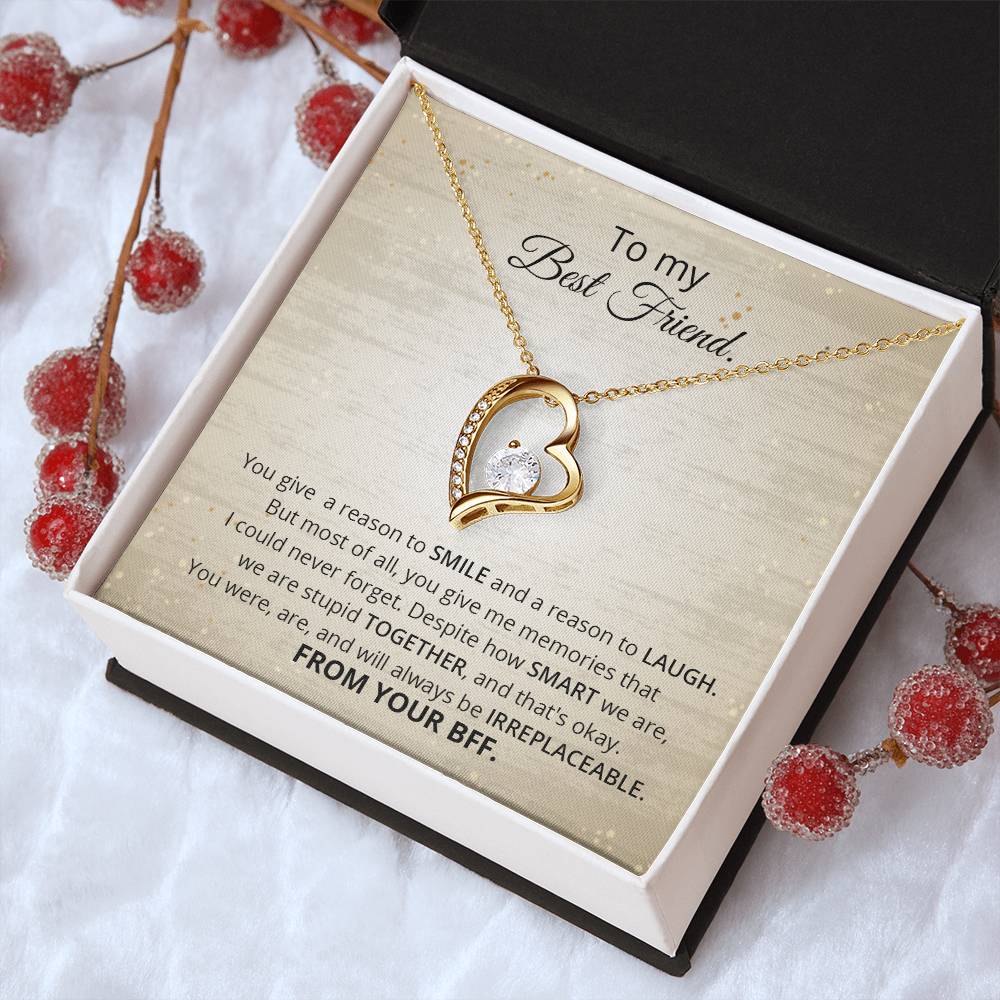 To My Best Friend Thank You Gift  Souls Sisters Necklace  Bff Necklace  Best Friend Gift  Best Friend Jewelry  Friends Forever Quotes Forever Love Necklace
